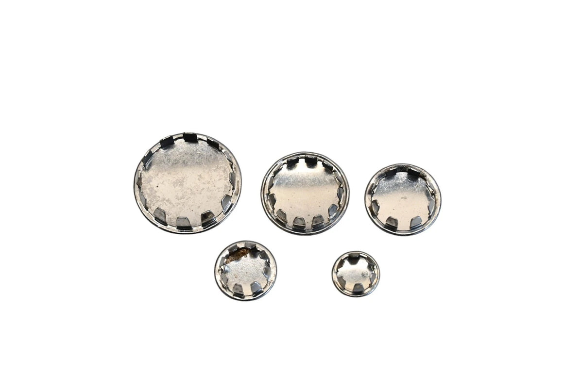 Chrome Plug Button Kit for Universal Applications (02412)