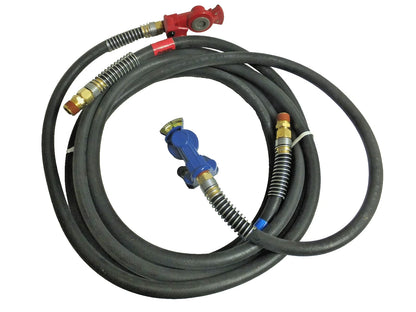 Set of 2 Rubber Air Brake Hose and Gladhand Pair for Phillips (11-811269)