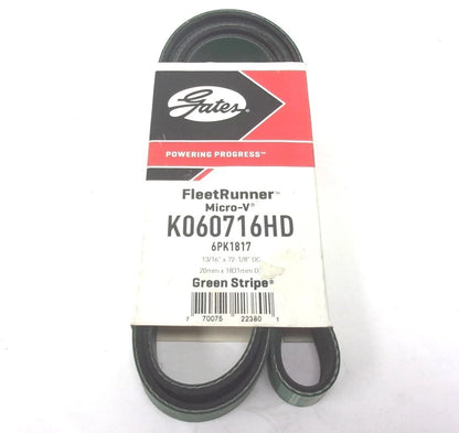Gates Serpentine Heavy Duty Micro-V Belt for 6PK1817 (K060716HD)