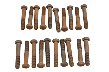 Set of 20 Hex Bolts 9/16" x 3/8-16 x 2-1/4" Grade 5 for Automotive