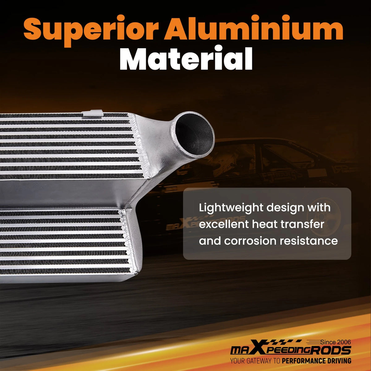 7.5" Intercooler for BMW E82 135i (2008–2011), E92 335is (2011–2012), E93 335i/xi (2007–2011)