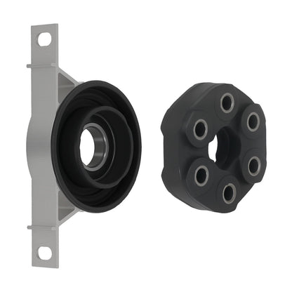 Drive Shaft Flex Disc Joint + Center Support Bearing for BMW 318i 323i 325i 328i (1992–2000)