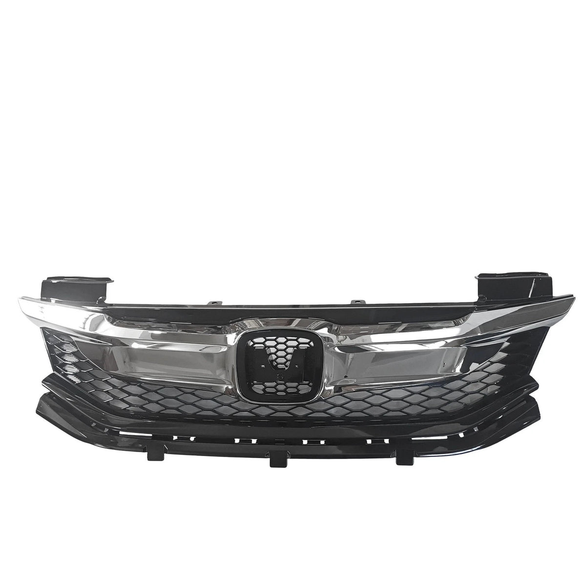 Front Bumper Grille Assembly + Chrome Molding for Honda Accord Coupe (2016–2017)