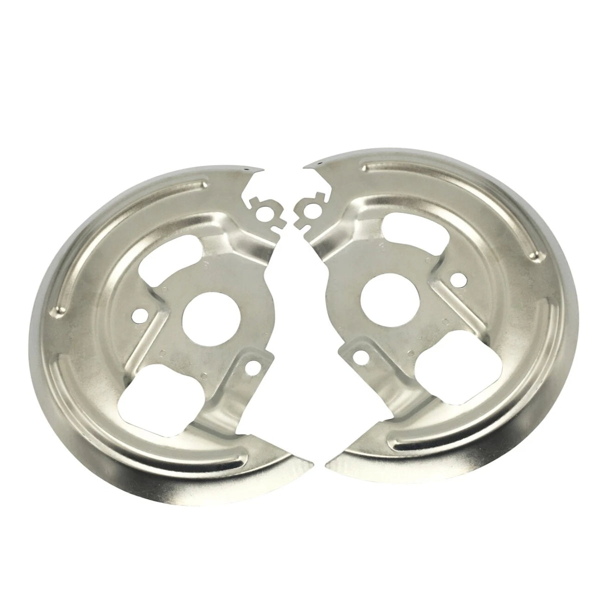 Backing Plates Dust Shields Disc Brake Pair for Chevy A Body (1964–1972)