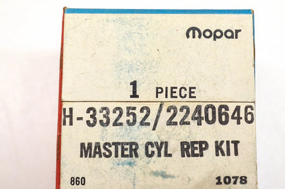 Master Cylinder Repair Kit for Mopar (H-33252, H33252, 2240-646)
