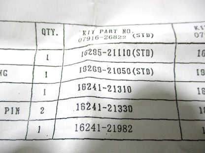 Piston Ring Kit STD for Kubota V1205-T (07916-26822, 07916-26820)