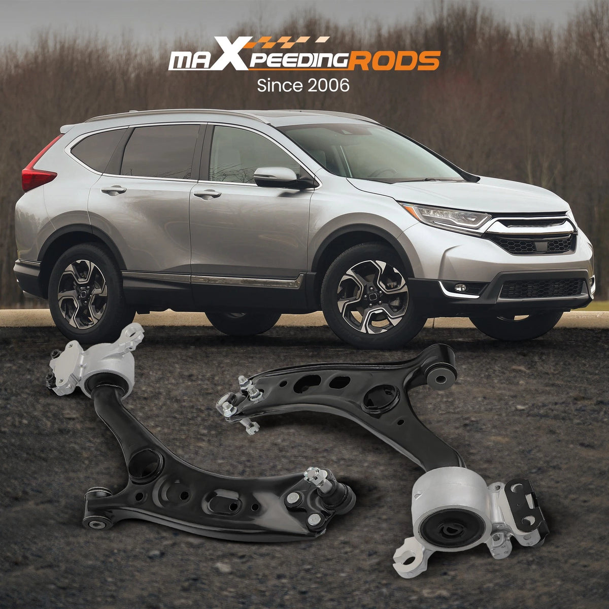 Front Lower Control Arms w/Ball Joint Kit for Honda CR-V (2017–2022)