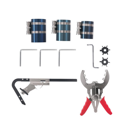 11PC Engine Piston Ring Compressor Tool Set 53-175mm