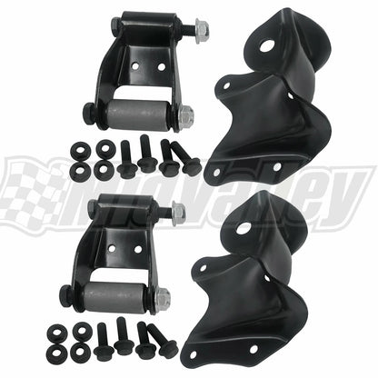 Set of 2 Rear Leaf Spring Shackle Bracket Repair Kit for E150 F150 (1986–2007)