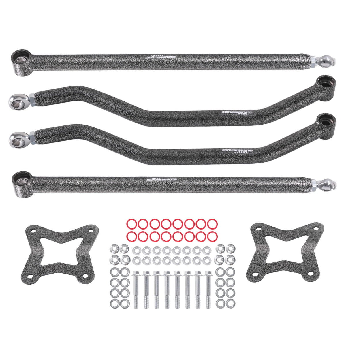 Set of 4 High Clearance Steel Rear Radius Arms for Polaris RZR XP 1000 (2014–2023)