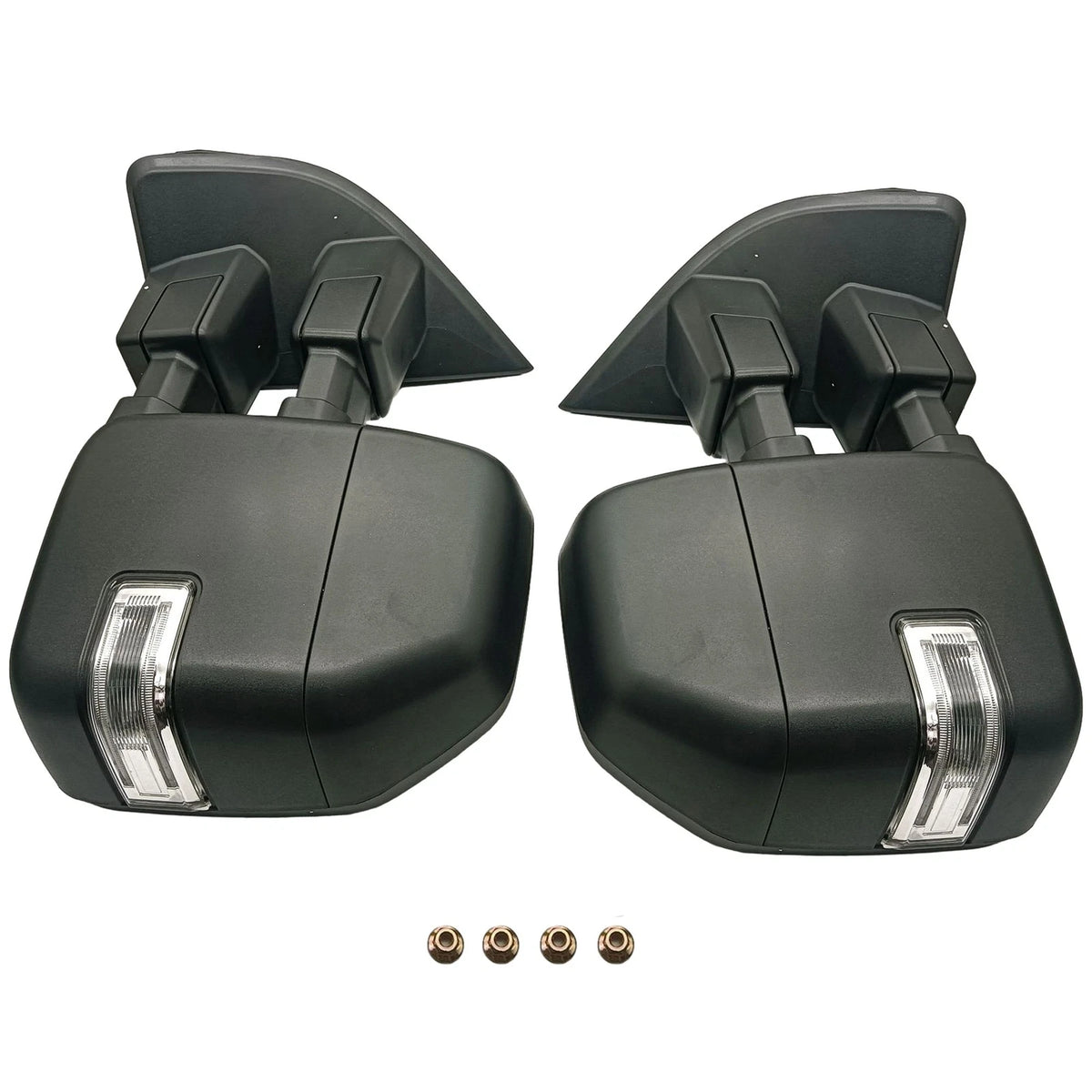 Towing Mirrors for F-250 F-350 F-450 F-550 Super Duty (Power Heated LED Signal)