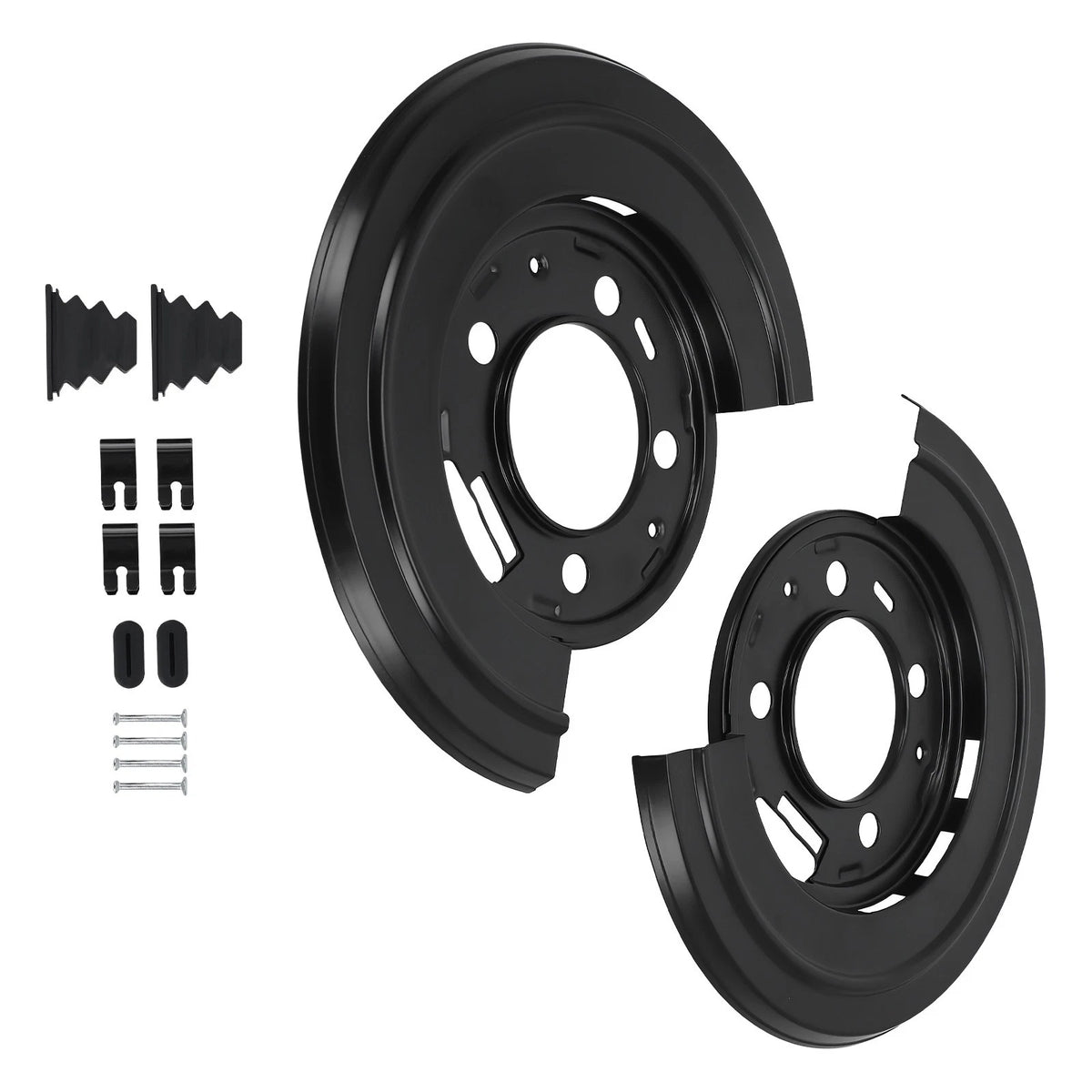 Pair Brake Plates Dust Shield for Ford F-250 F-350 Super Duty