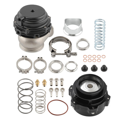 50mm Blow Off Valve + 44mm V-Band Turbo Wastegate Kit for Universal