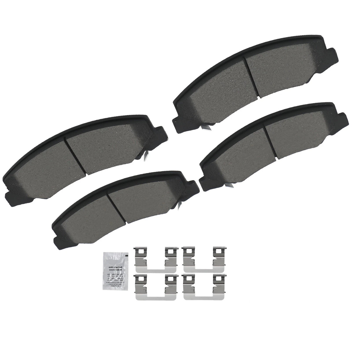 Set of 4 Front Ceramic Brake Pads for Chevrolet Impala (2006–2013) D1159 P1159