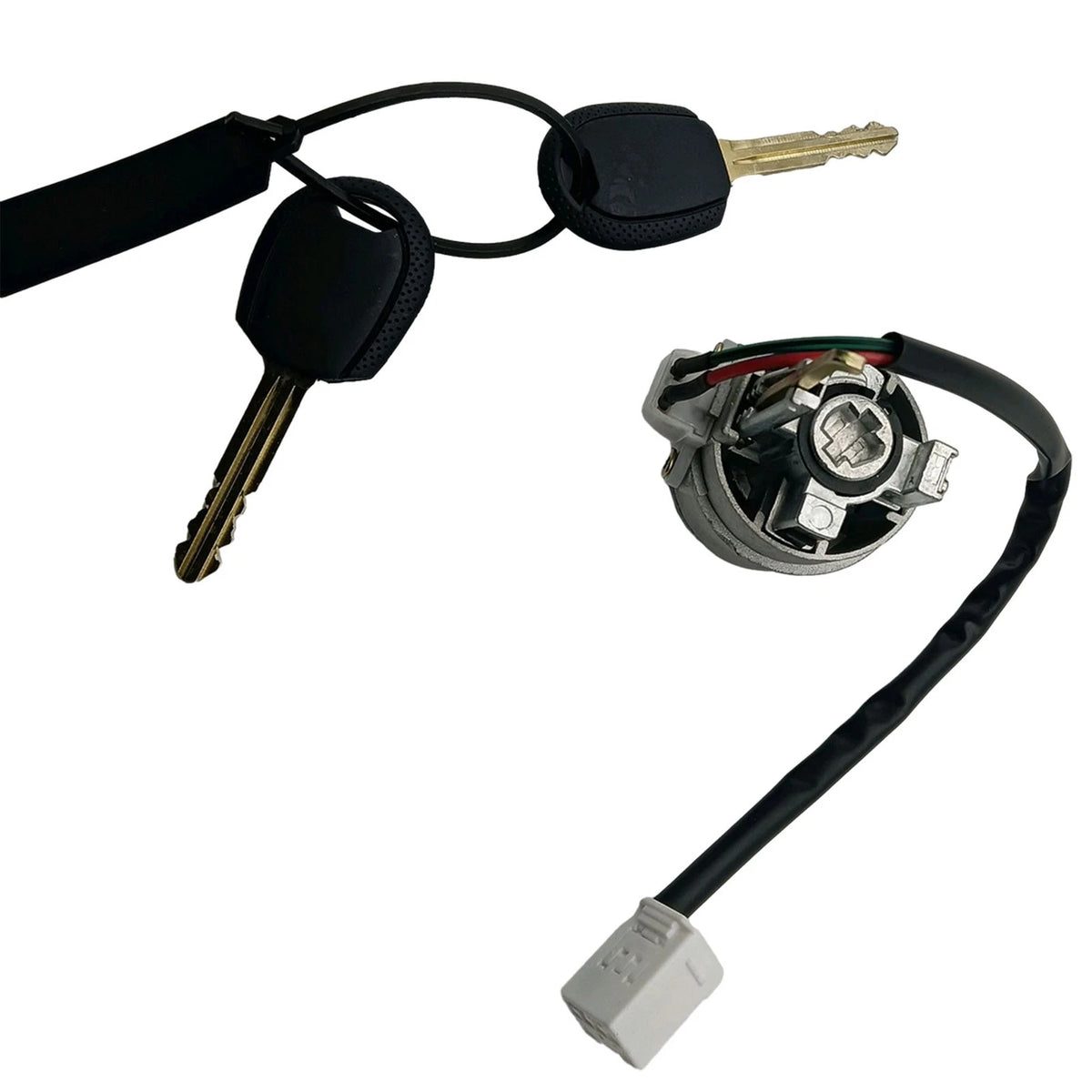 Ignition Lock Cylinder Set for Kia Sportage Hyundai Tucson (2005–2010) Zamak5 w/ Keys