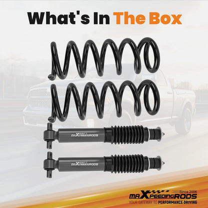 2" Leveling Lift Kit for Dodge Ram 1500 2WD (2009–2018) Shocks Coil Springs