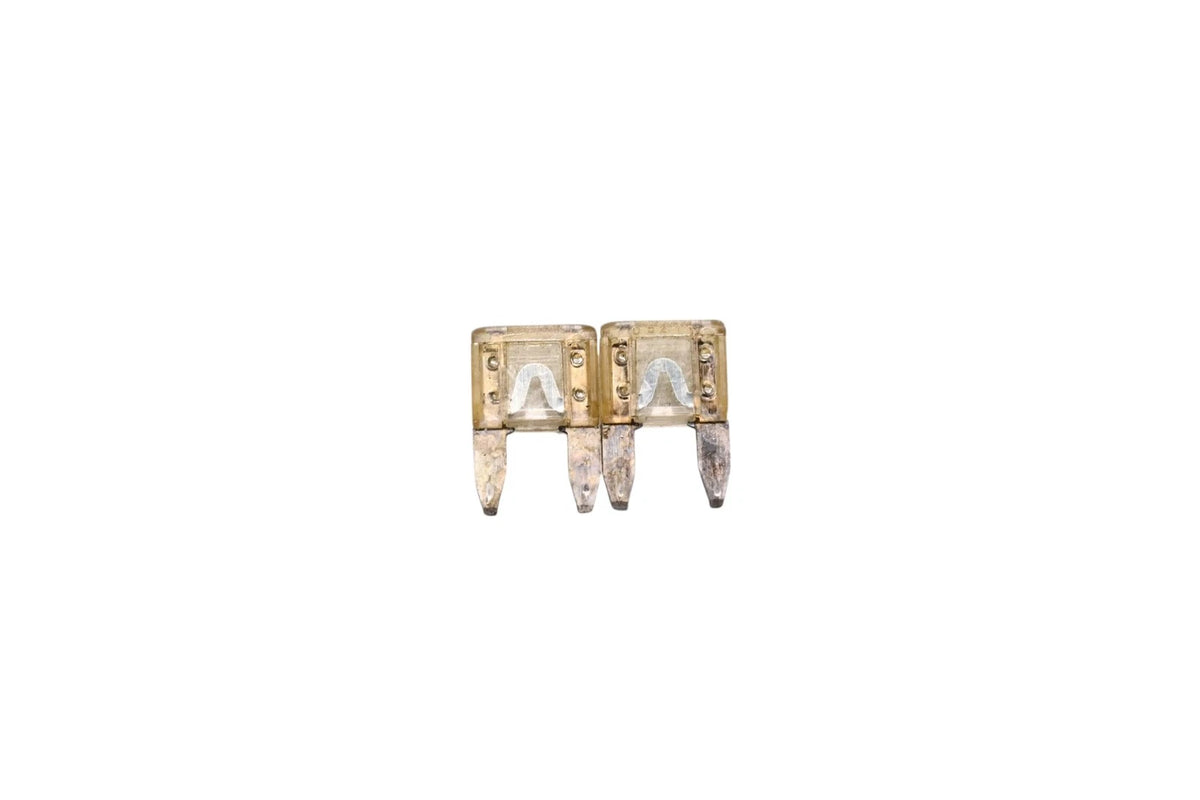 2X Miniature 25A Auto Fuses for Various Vehicles (NOS)