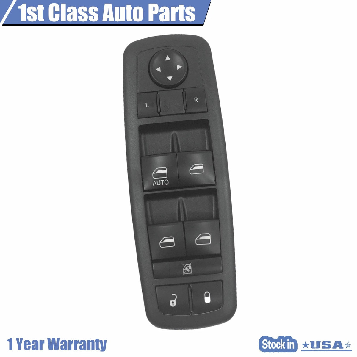 Driver Door Left Master Window Switch for Dodge Journey (2011–2016) 901-486