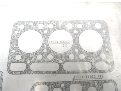 Upper Gasket Kit for Kubota D1100 (07916-29870, 07916-29875, 70000-00105)