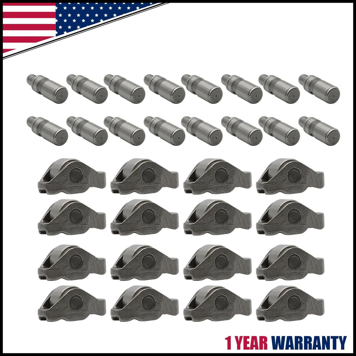 Dual Overhead Cam Rocker Arms + Valve Lifters for Ecotec 2.0 2.2 2.4 (2000–2005)