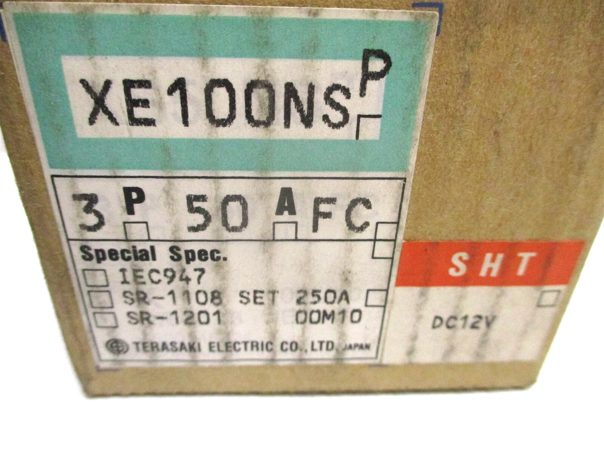 50A 3-Pole Breaker for Kubota Generator SQ-3170 SQ-3350 (12V) G3800-03710
