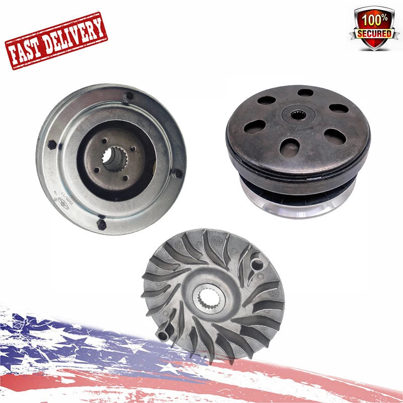 Primary & Secondary Driven Clutch Pulley 27254 for Linhai 400 ATV UTV (2000–2023)