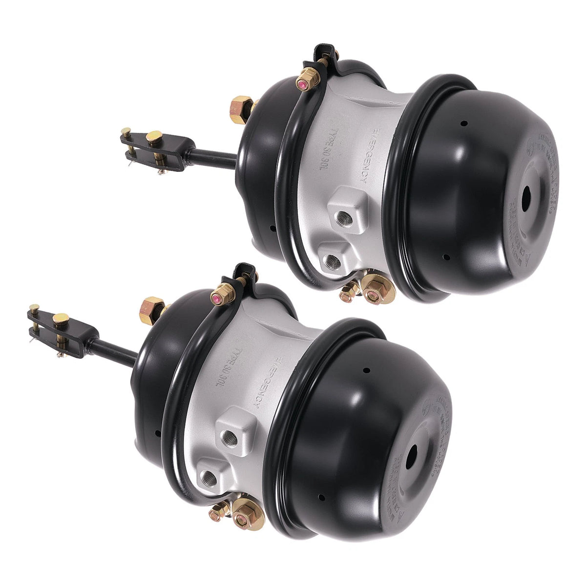 Pair Long Stroke Air Brake Chamber for Bendix GC3030LCW (3030, 3")
