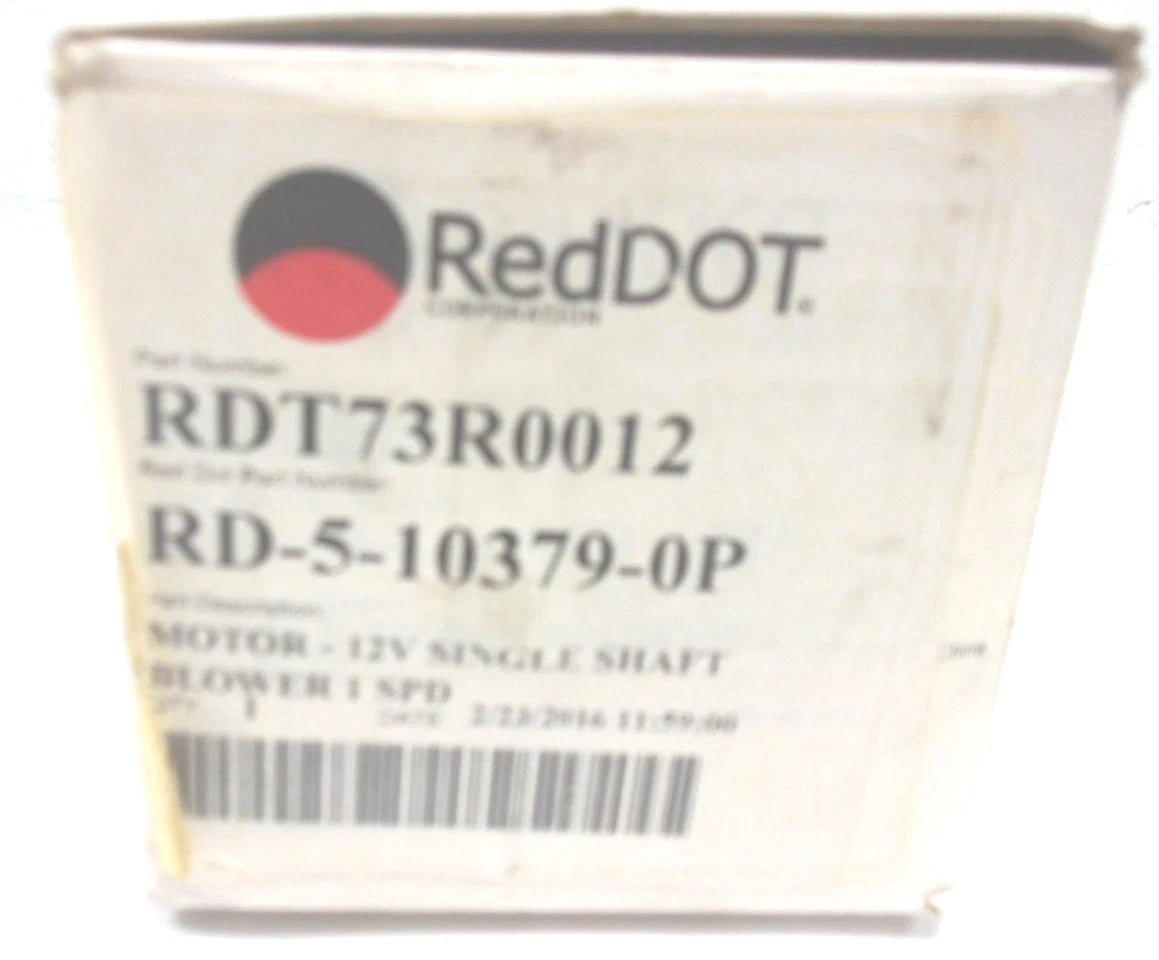 Single Shaft Blower Motor 12V for Red Dot RD-5-10379-0P (73R0012)