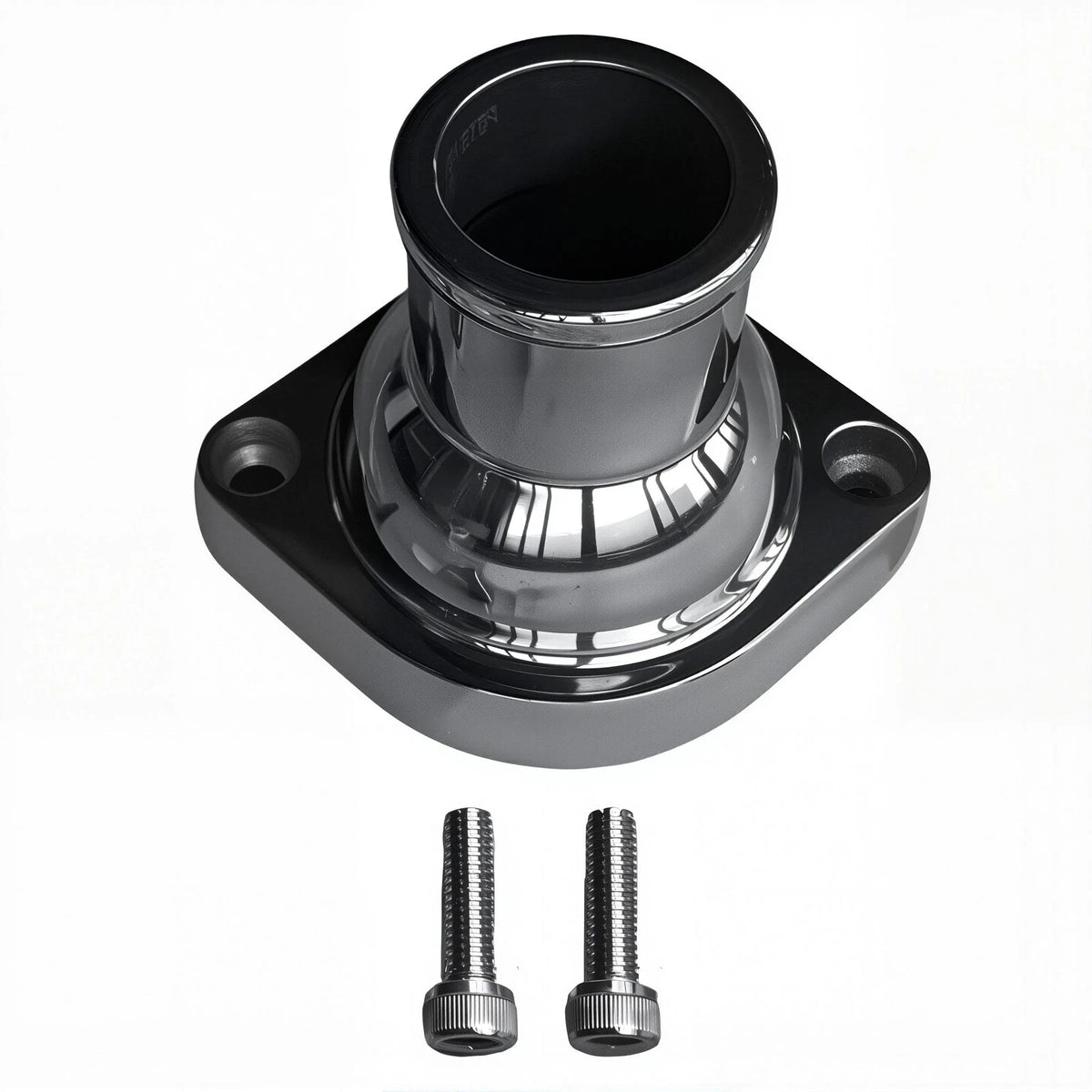 Polished Water Neck Thermostat Housing for Chevy LS LS1 LS2 LS3 L76 (2001–2023)