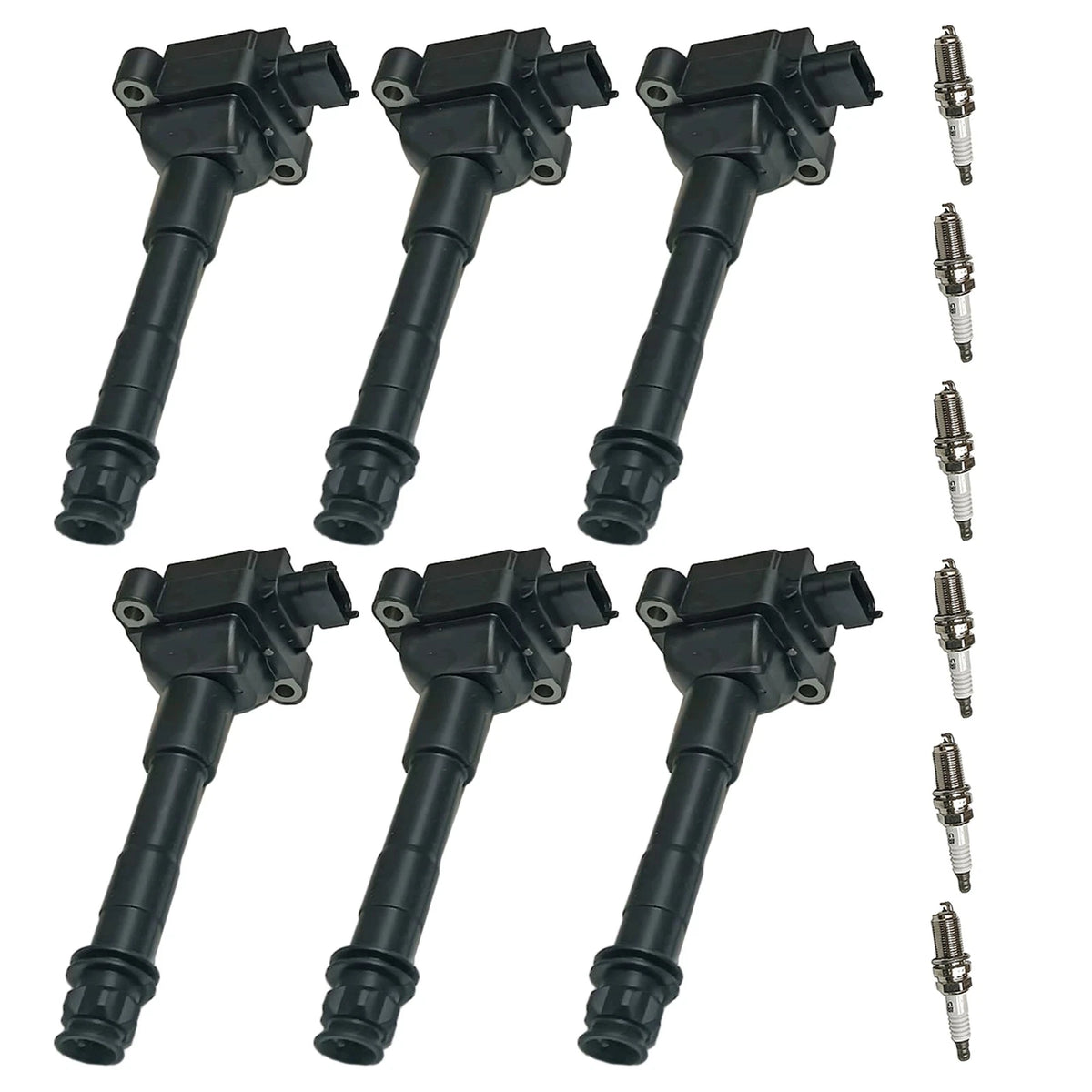 6X Ignition Coil & Platinum Spark Plug for Porsche 911 Boxster (2005–2012) UF544