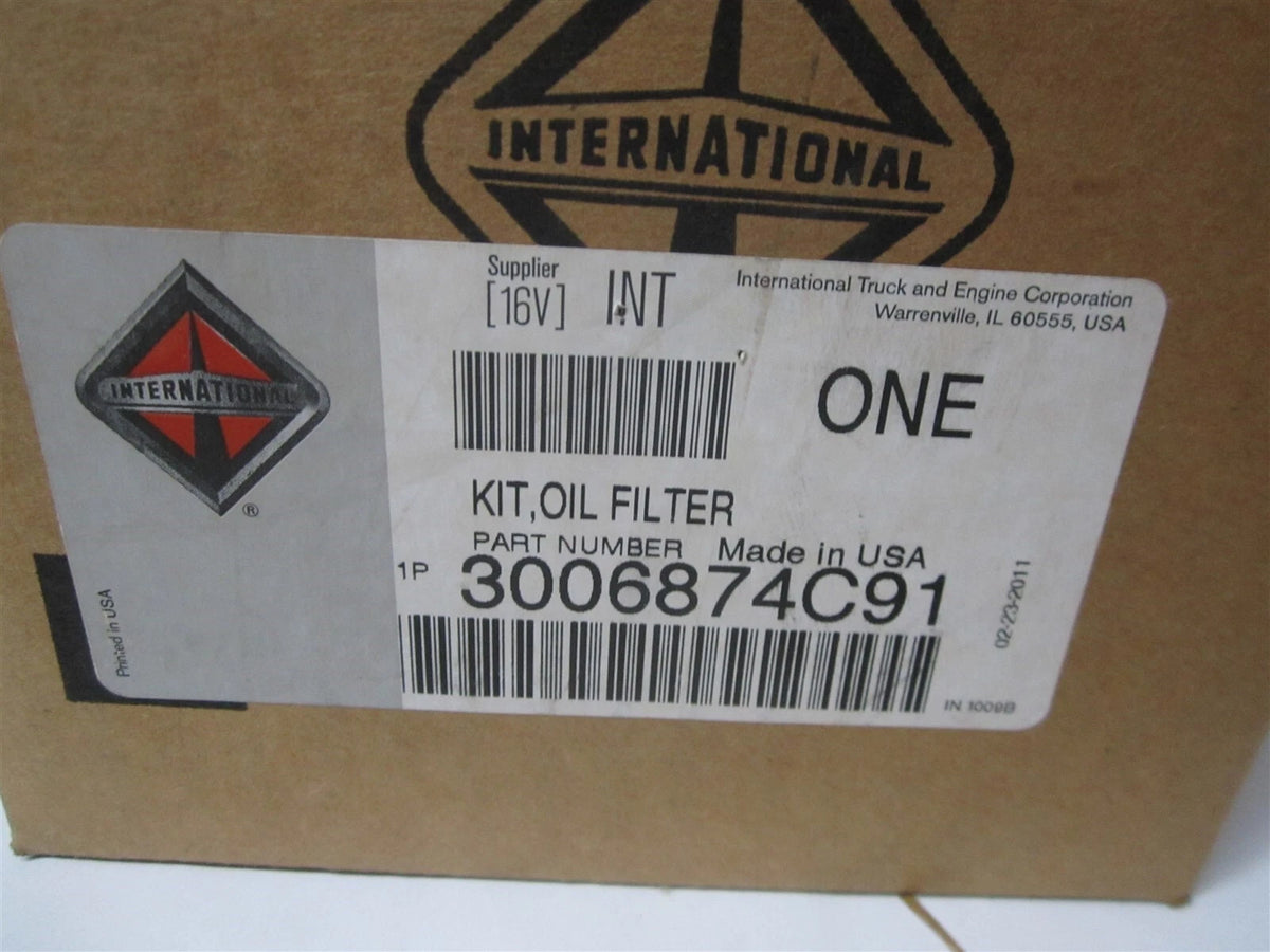 Oil Filter Kit for International BD7325 (3006874C91, P551108, CH10384, LP7329XL)