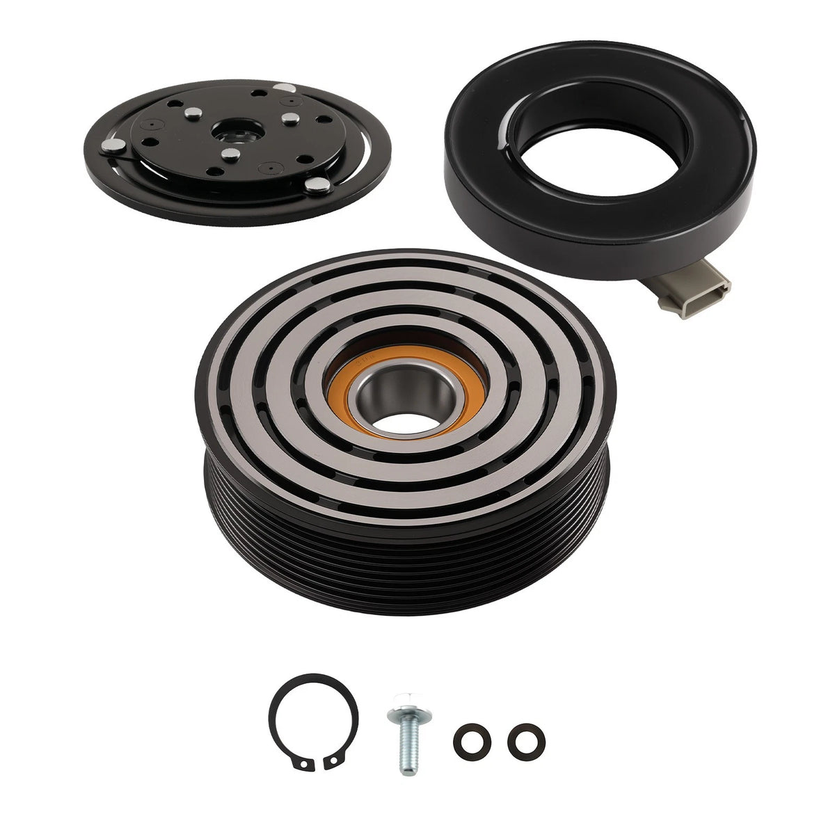 A/C Compressor Clutch Kit for Ford F-150 F-250 F-350 F-450 F-550 F53 F59 (1997–2023)