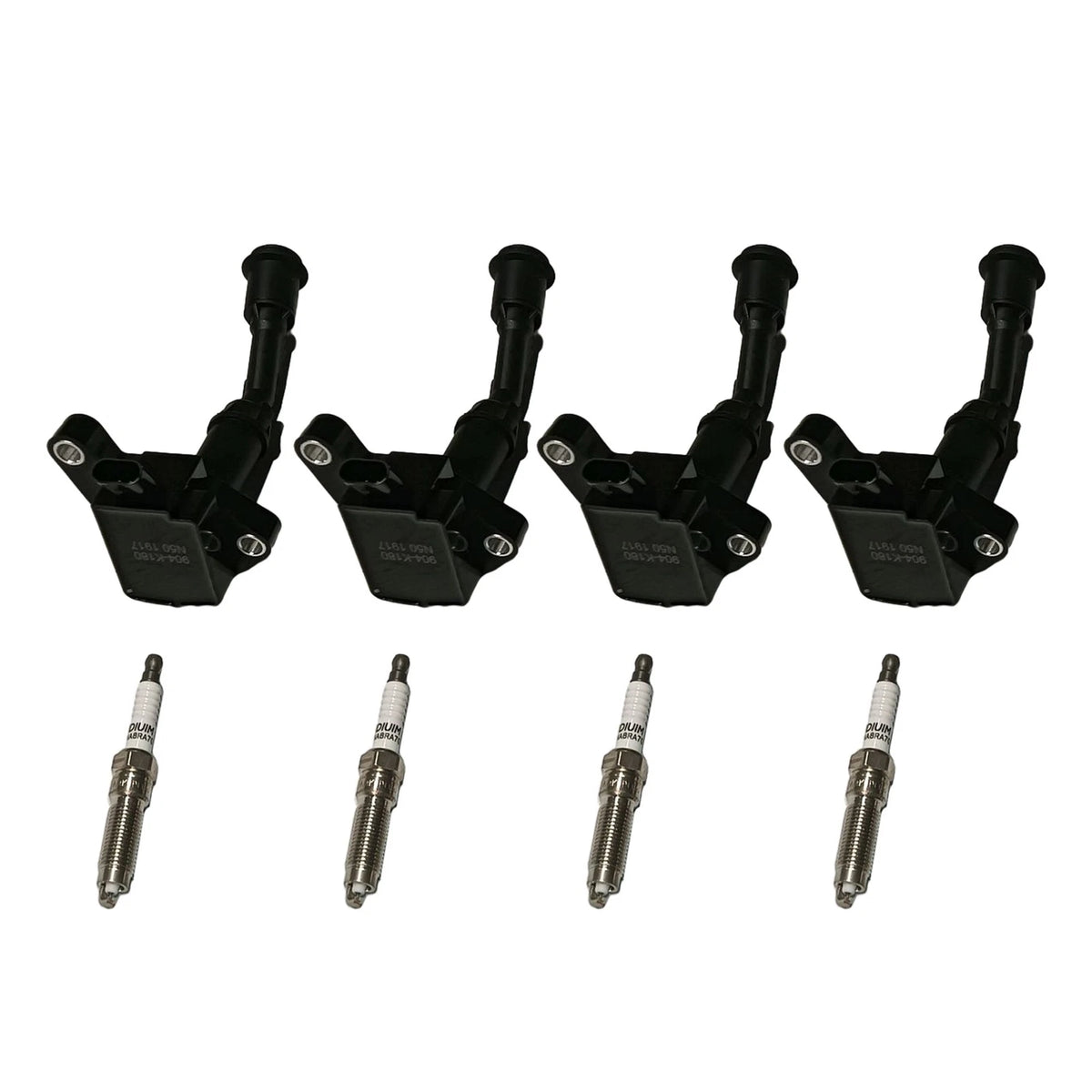 4X Ignition Coil & Spark Plug for Ford Escape (2017–2019) UF735