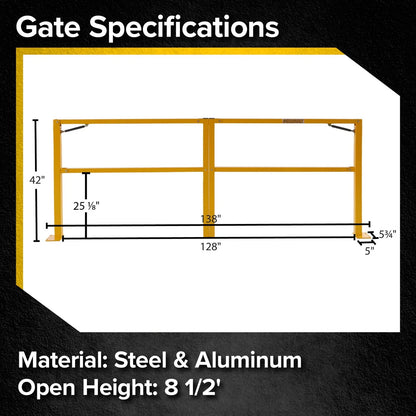 Guardian Folding Dock Door Gate for 10' Opening