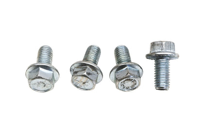Set of 4 Hex Cap Serrated Flanged Bolts 3/4" x 1/2-13 x 1" Grade 5