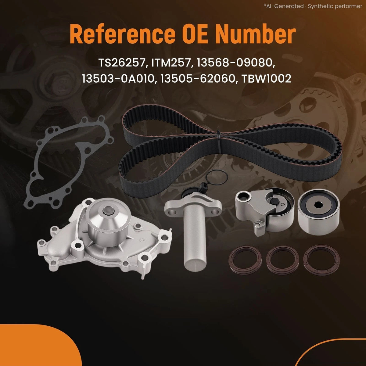 Timing Belt Kit Water Pump for Toyota Avalon Camry Sienna Solara (1994–2004)