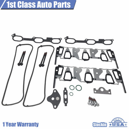 Engine Intake Manifold Gasket Set for Chevy Malibu, Impala, Alero, Buick Rendezvous (2000–2008)