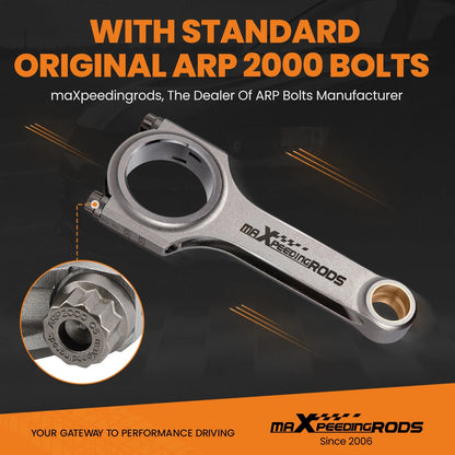 Set of 4 Forged Connecting Rods for Ford X Flow Lotus Twin Cam (1600 TC)
