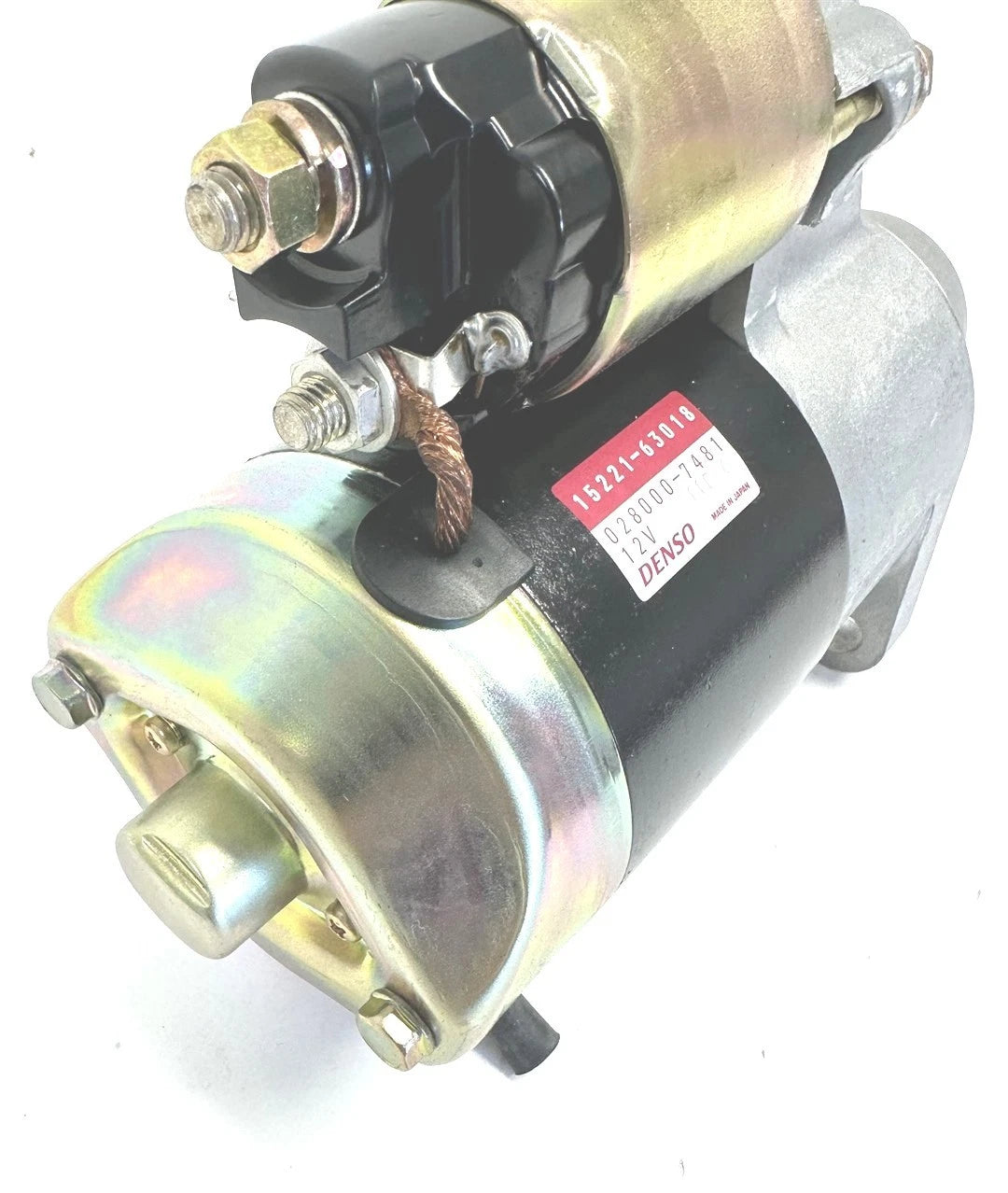 Genuine Starter for Kubota (15221-63010, Denso 028000-7481, 12V, 9T)