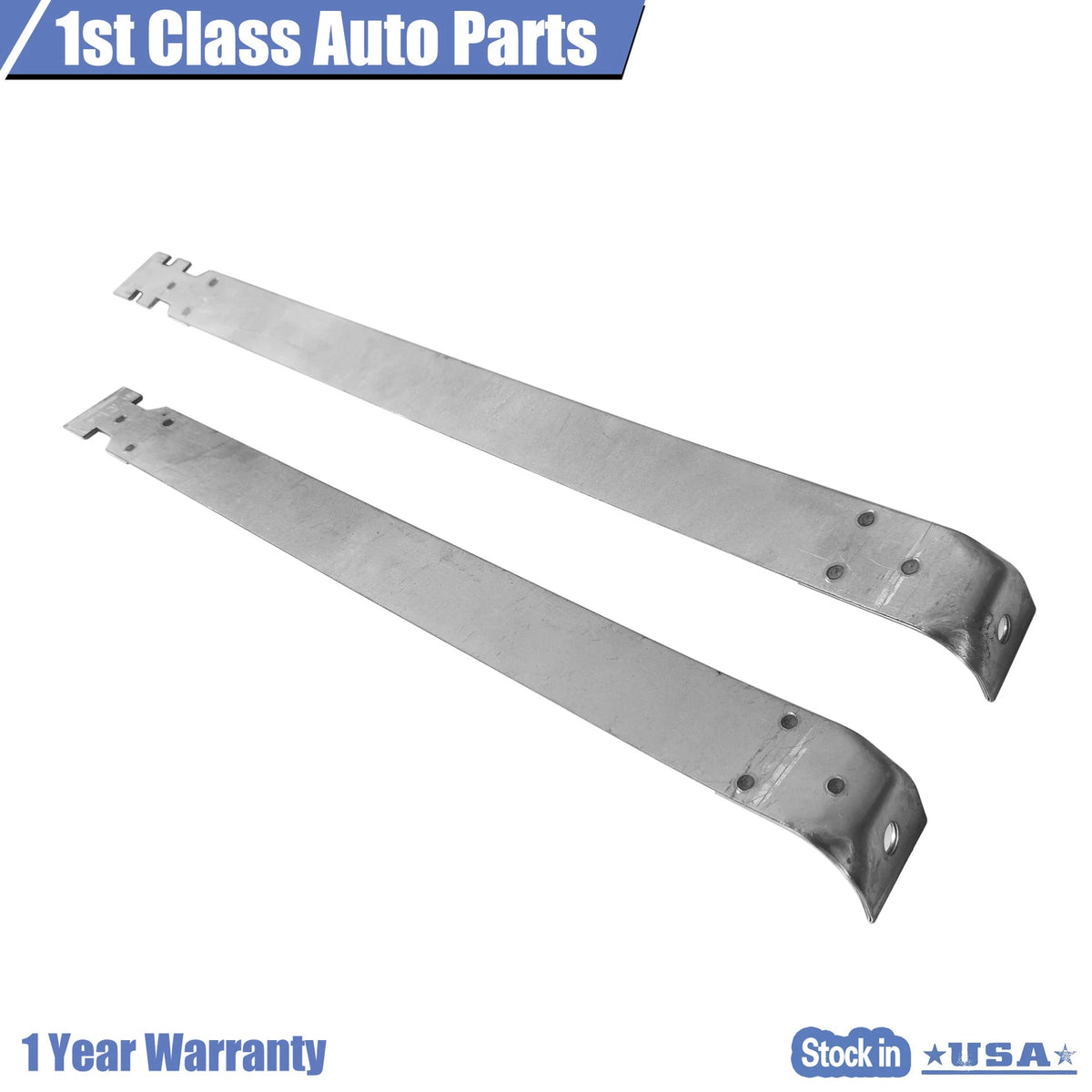 Fuel Gas Tank Straps Pair for Ford F-Series Pickup Truck (19 Gallon)