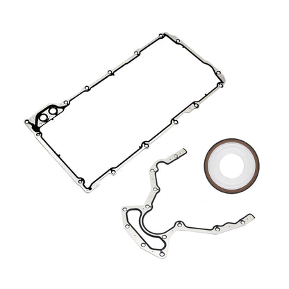 Engine Rear Main Seal & Oil Pan Gasket Kit for Chevy GMC 4.8 5.3 6.0 6.2L V8 (2000–2023)