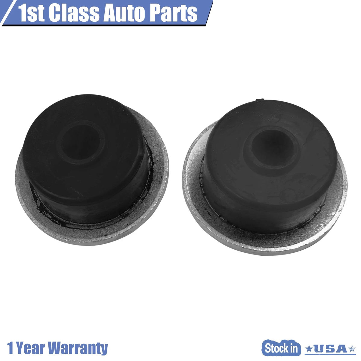 2X Frame Bushing Front Shock Absorber Mount for Chevrolet Silverado 2500 (2001–2014)