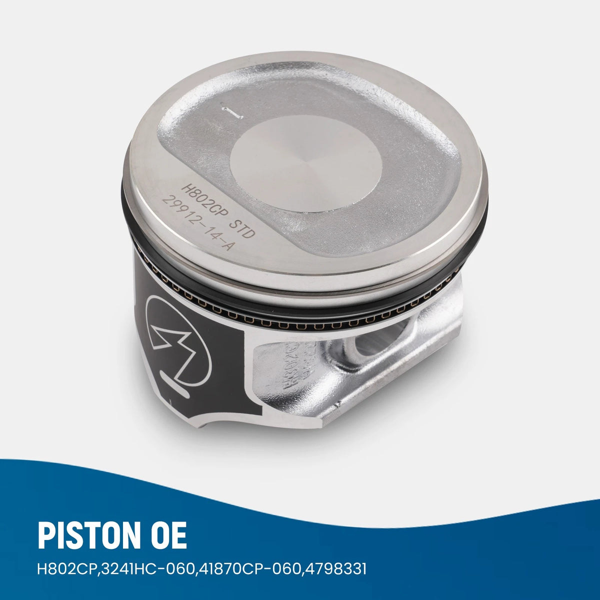 Complete Piston Set H802CP for Jeep TJ Grand Cherokee 4.0L (1996–2006)