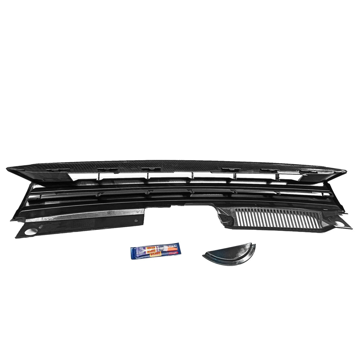 Badgeless Sport Grille for VW MK6 Golf/GTI/Jetta Sport (2010–2014) - Carbon Fiber
