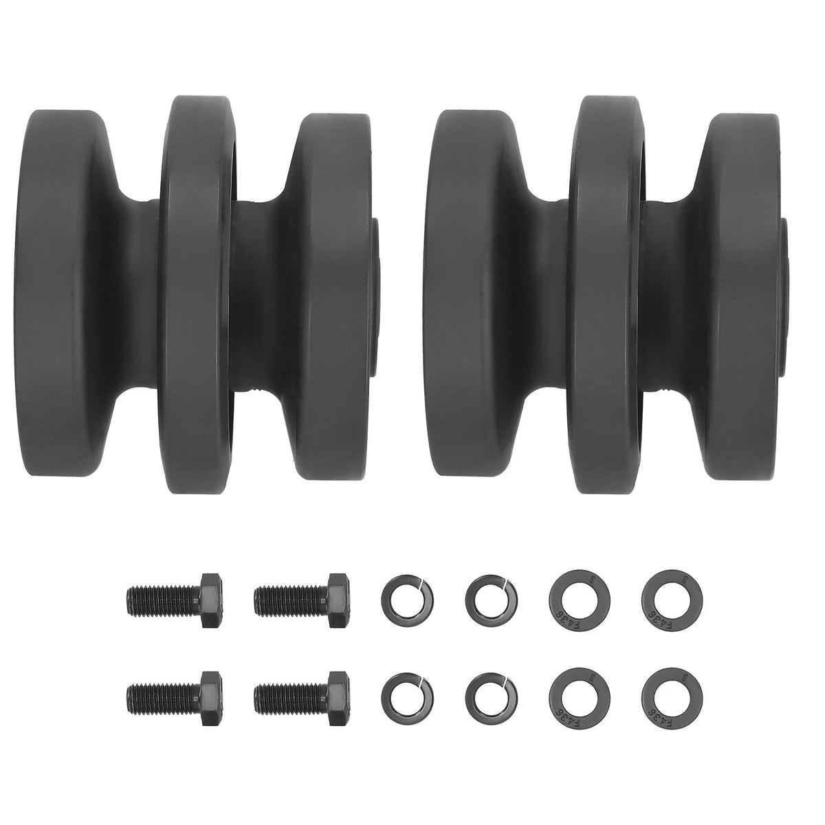 Set of 2 Lower Idler Rollers for Bobcat T250 T250H T300 T300H (2000–2023) 6689371 6732901