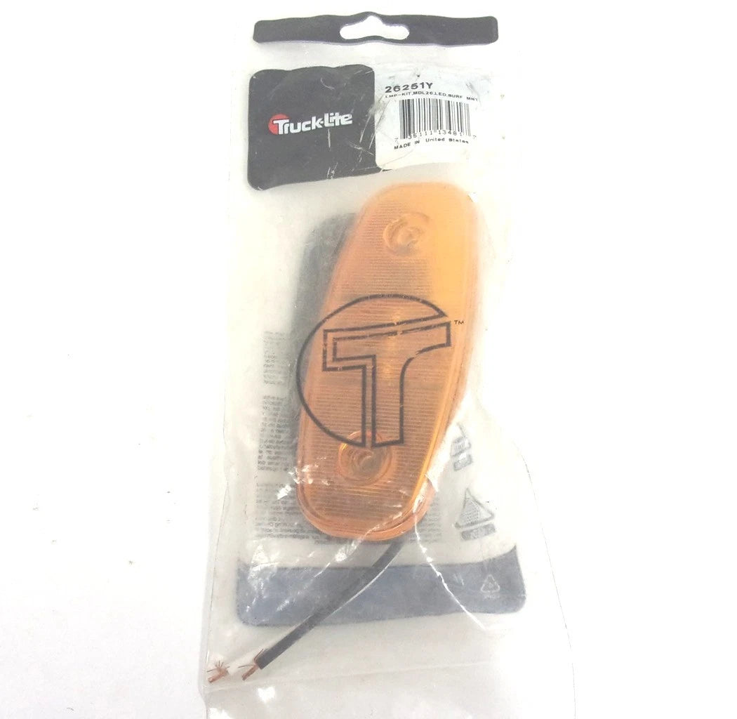 Truck-Lite LED Yellow Rectangular Marker Clearance Light 12V for