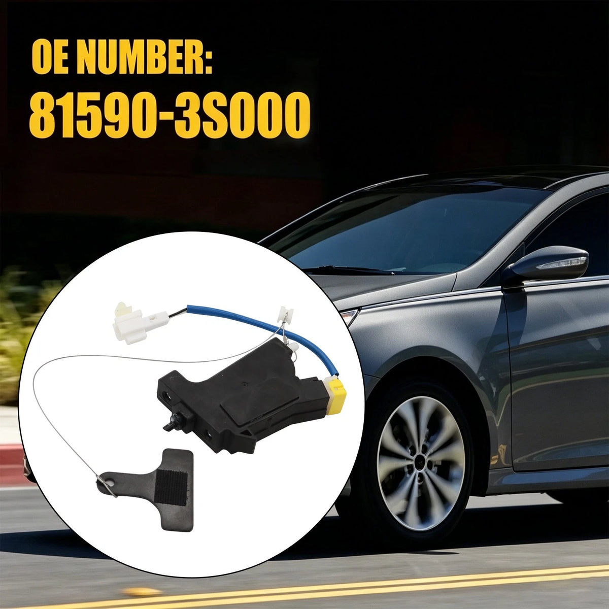 Fuel Gas Filler Door Opener Actuator for Hyundai Sonata (2011–2014) 81590-3S000