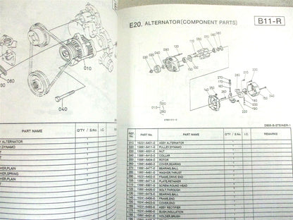 OEM Illustrated Parts List for Kubota D905-B-Steiner-1