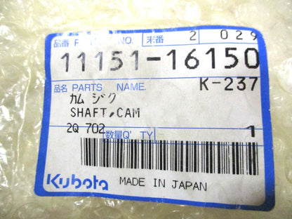 Camshaft for Kubota (11151-16150)