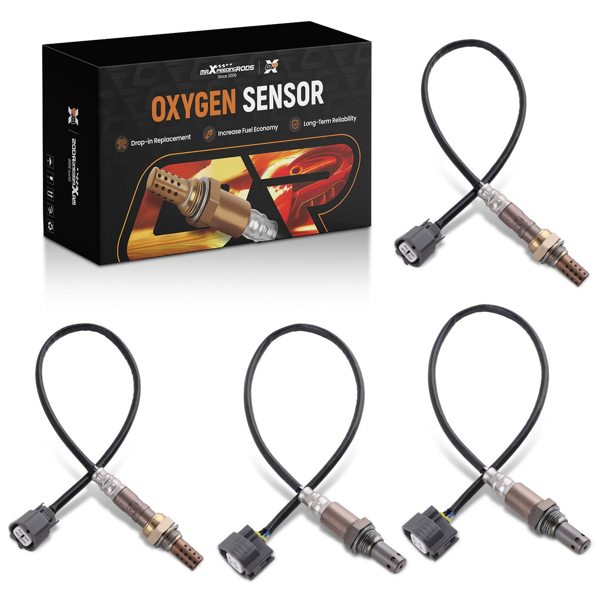 4X Oxygen O2 Sensor for Jaguar XF XFR V8 4.2L 5.0L (2009–2010) 234-9125